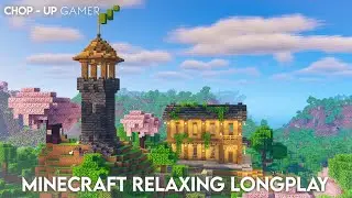 Minecraft Relaxing Survival Longplay - Hilltop Starter House [No Commentary]