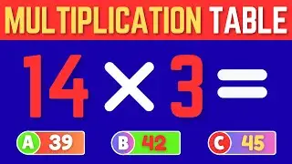 50 математических тестов на умножение | Ответ за 5 секунд | Быстрая математика (задание)