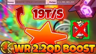 2.2QD Red Hive Boost [No Honeyday/Fbean] | Hive Reveal | Roblox Bee Swarm Simulator