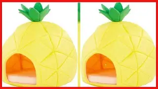 YML Pineapple Yellow Pet Bed