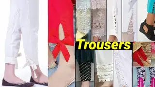 New And Latest Designer Style Capri Trousers designs for girls