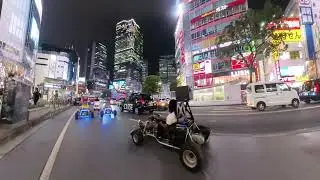 Real-Life Tokyo Drift with Kart in Tokyo | Crossing the Shibuya Scramble