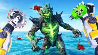 Fighting UNDEAD KAIJU Army in VR