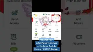 PayMaya Code: 4262JN5XPJ6P