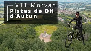 VTT/MTB - Piste de DH d'Autun (Morvan) : piste rouge la St S&eacute;bastien - Canyon Spectral