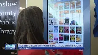 Digital library kiosk opens at Albert J. Ellis Airport