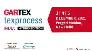 Visit Garment & Textile Machinery Exhibition @ Gartex Texprocess. 3-5 Dec At Pragati Maidan, Delhi.