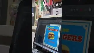 A retro inspired poster for a new burger opening! #retrodesign #adobephotoshop #typography
