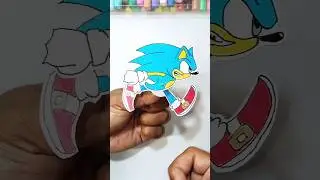 Sonic speed up #art #shorts #sonicthehedgehog