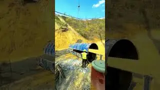 Installing Formwork to Make Concrete Column for a Bridge