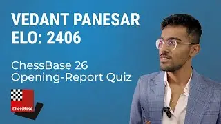 Opening-Report Quiz with Vedant Panesar - Wijk aan Zee - Tata Steel Chess Tournament