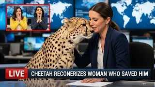 She Saved a DYING Cheetah Cub &ndash; 5 Years Later He Found Her LIVE on TV
