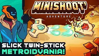Slick Twin-Stick Metroidvania?! - Minishoot [Demo]
