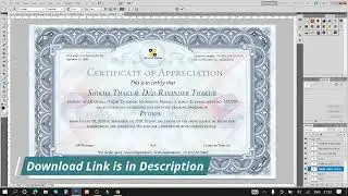 CERTIFICATE TEMPLATE PSD FILE DOWNLOAD | DESIGN-1