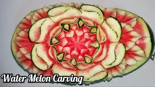 Water Melon Carving for beginners | by Khmer Carving Arts | how to Carving Fruit ep2