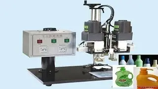 spray gun glass metal plastic bottles screw capping machine desktop screw capper equipment manual