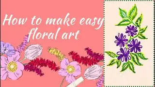 Flower painting for beginners | #viral #art #drawing #painting  #trending #youtube