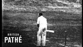 Sir Jack Hobbs And Sutcliffe  - First Test (1926)