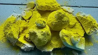 &ldquo;When gym chalk meets color|satisfying|yellow explosion|leftover n chunks of chalks|Asmr |gym chalk