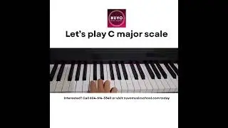 Playing C Scale - Piano Lessons Surrey, White Rock, Langley and Delta BC