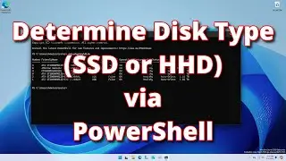 Determine Disk Type via PowerShell (Quick Tip)