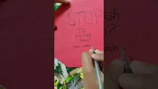 Cleanliness craft #akanksha #craft #drawing #art #diy #trending #viral #swachbharat