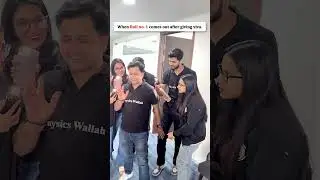 What was your first question Sir!! 🤩 #pwshorts #relatable