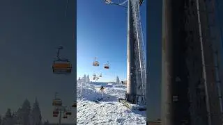 Schneepiste Schneeraupen Wintersport ❄️⛷️ Winterwunderland ⛄❄️ Klinovec 🇨🇿 Czech Republic Keilberg