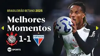 CARRILLO MARCA NOS ACR&Eacute;SCIMOS E TIM&Atilde;O BUSCA EMPATE! | CORINTHIANS 1X1 FORTALEZA | BRASILEIR&Atilde;O BETANO