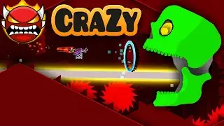 Geometry Dash - CraZy by DavJT - INSANE Demon 👹 [100%][][4K60fps]