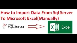How To Import Data From Sql Server To Microsoft Excel (Manually)