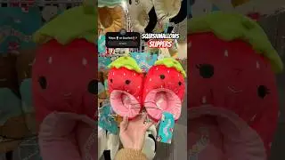 Maya or Scarlett Squishmallows‼️#shorts #squishy #fyp #toys #squishmallows #plush #cute #slippers