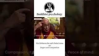 Anger and Compassion by His Holiness