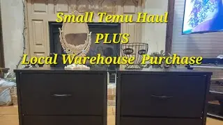Small Temu Haul + Local Warehouse Purchase #temuunboxing #temuhaul #temufurniture #haul #temufinds