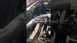 Project K10 Vintage air, variable speed radiator fan run test #classiccars #vintagecars #squarebody