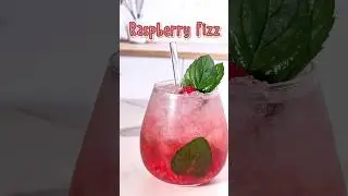 Raspberry Frizz light, bubbly, and bursting with berry goodness. #prettydrinks #asoftreset #mocktail