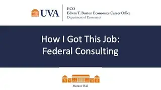 How I Got This Job: Federal and Technology Consulting