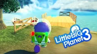 LittleBigPlanet 3D - Nebula Realms With Disney's Toy Story Buzz Lightyear - PS4 Pro Gameplay