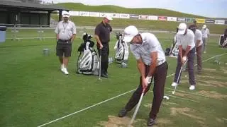 Gary Stal enclenche son swing