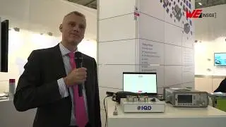 Nick Amey talks about IQD&rsquo;s new Oscillator Evaluation board at electronica 2018