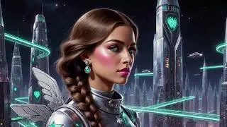 🌌 Meditation Ambient Trance Music | Relaxing Cosmic Soundscape & AI Art Lookbook 🌌