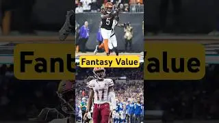 Who's the better VALUE Fantasy WR #nfl #football #fantasyfootball #dynastyleague #nfc #afc