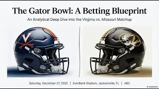 Missouri's Missing Players Problem vs Virginia Defense | Gator Bowl Sharp Pick