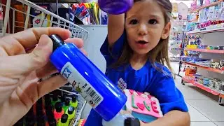 Eva &ccedil;alışıp para kazanıyor ve kırtasiyeden slime se&ccedil;iyor