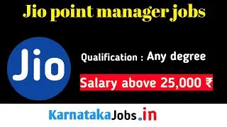 Jio point manager jobs in Bengaluru, Karnataka