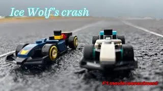F1 movie crash scene reenactment 