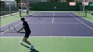 コルダのバックハンドストローク（スロー）/ Sebastian Korda Backhand Stroke Slow Motion