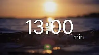 ⏳ 13 minute timer with Ocean Waves #timer #focustime #countdown #minutetimer #thirteen #pomodoro