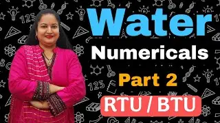 Water Chapter Numericals Part 2 | EDTA and Lime Soda | Engineering Chemistry RTU | Dr. Rekha Mithal