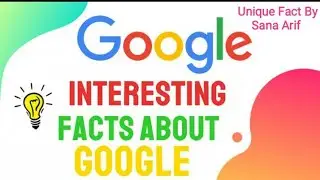 Some unique facts about Google | |What is google |Who first discovered the google |And more...
